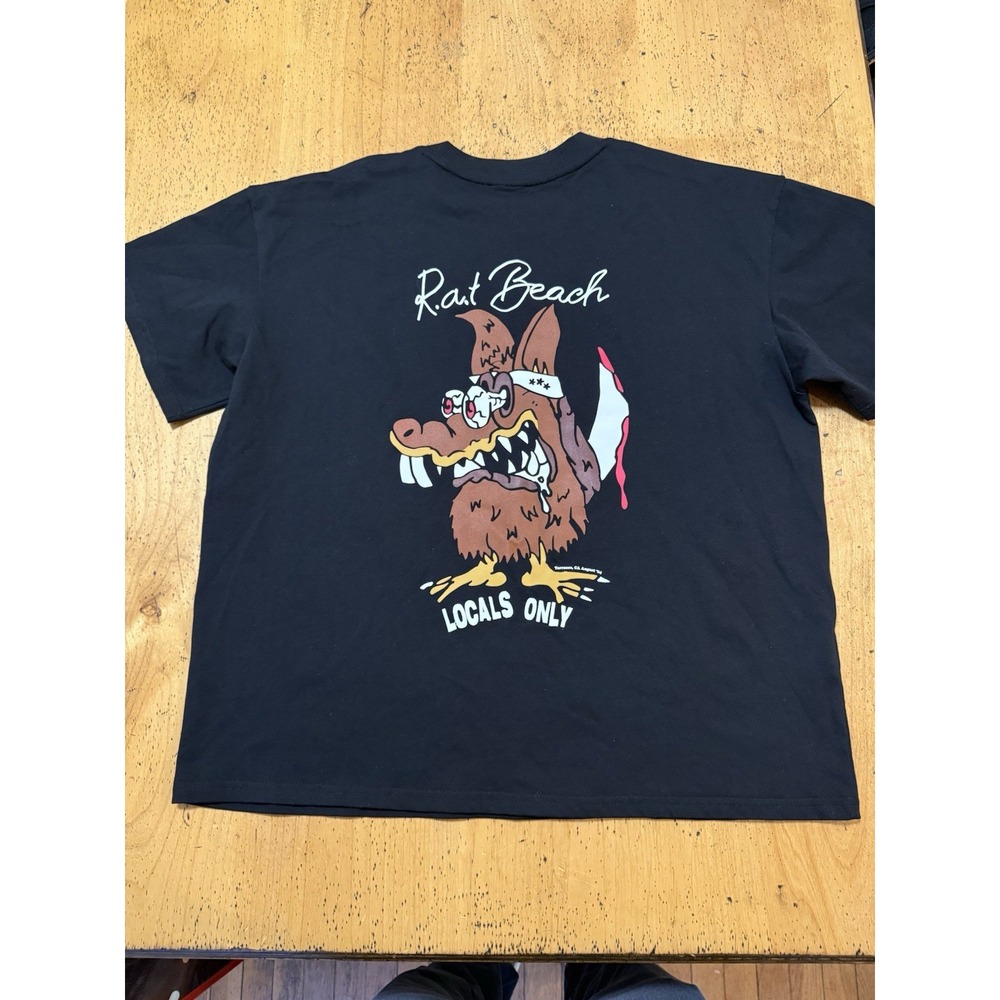 Bloody Sunday Shirt Bloody Sunday Rat Beach Rare‎ Medium Black